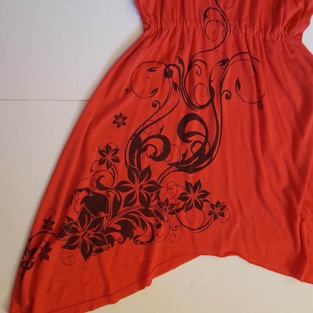 Red long Tank - Picture 3 of 4